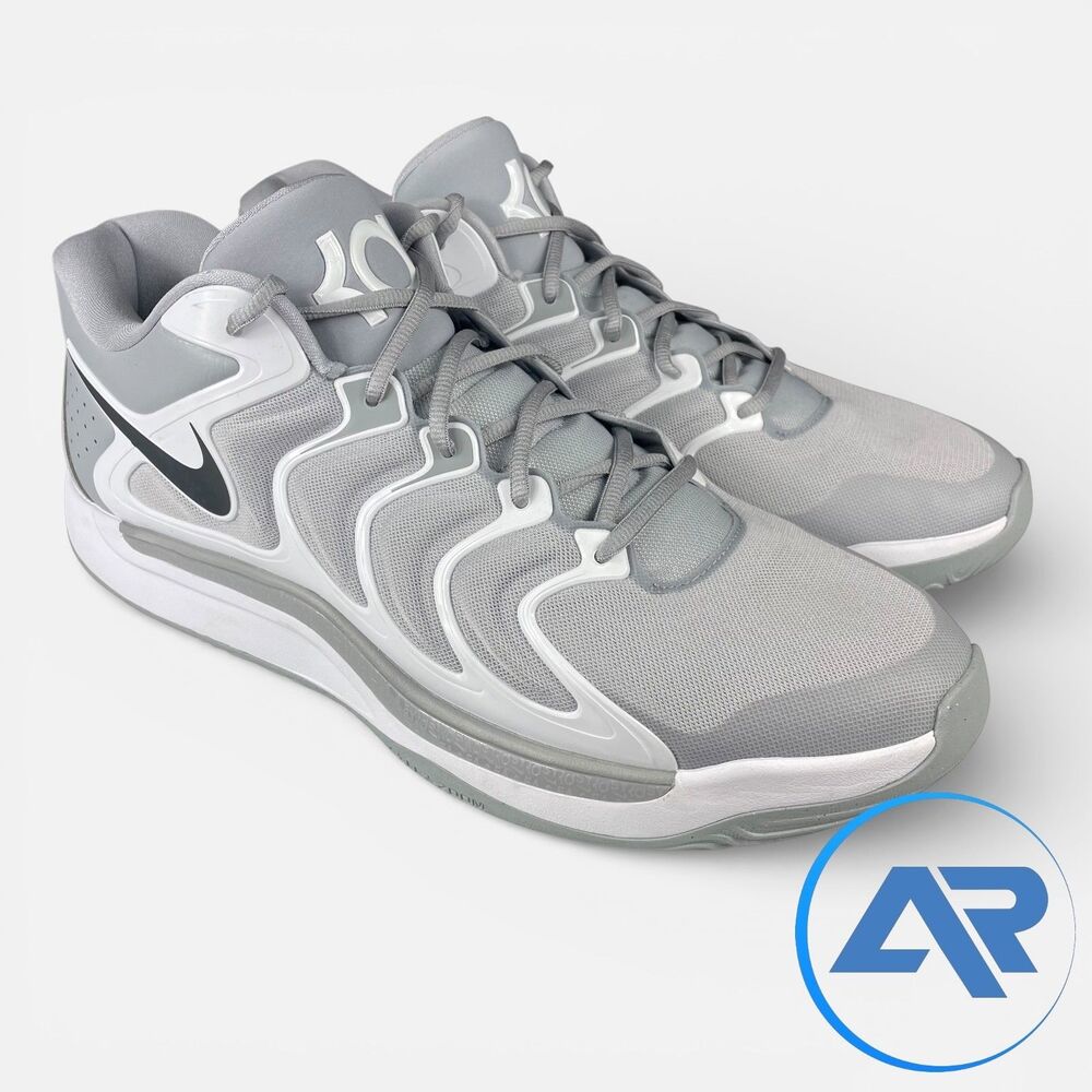 Nike KD 17 TB 'Wolf Grey' White Men's Size 16  Basketball Shoes FV1307-002